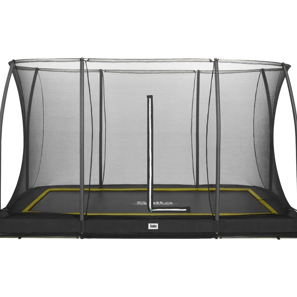 Hot Salta Trampoliini Comfort Edition Inground 244x366cm musta sis. turvaverkko