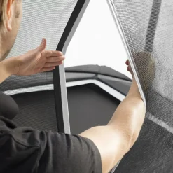 Discount Salta Trampoliini Royal Baseground 244x396cm musta sis. turvaverkko