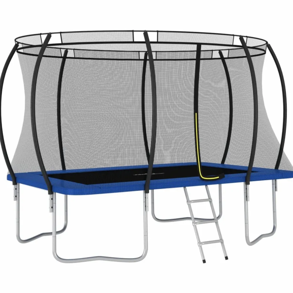 Hot FinePRICE Trampoliinisarja neliskulmainen, 335x244x90 cm, 150 kg