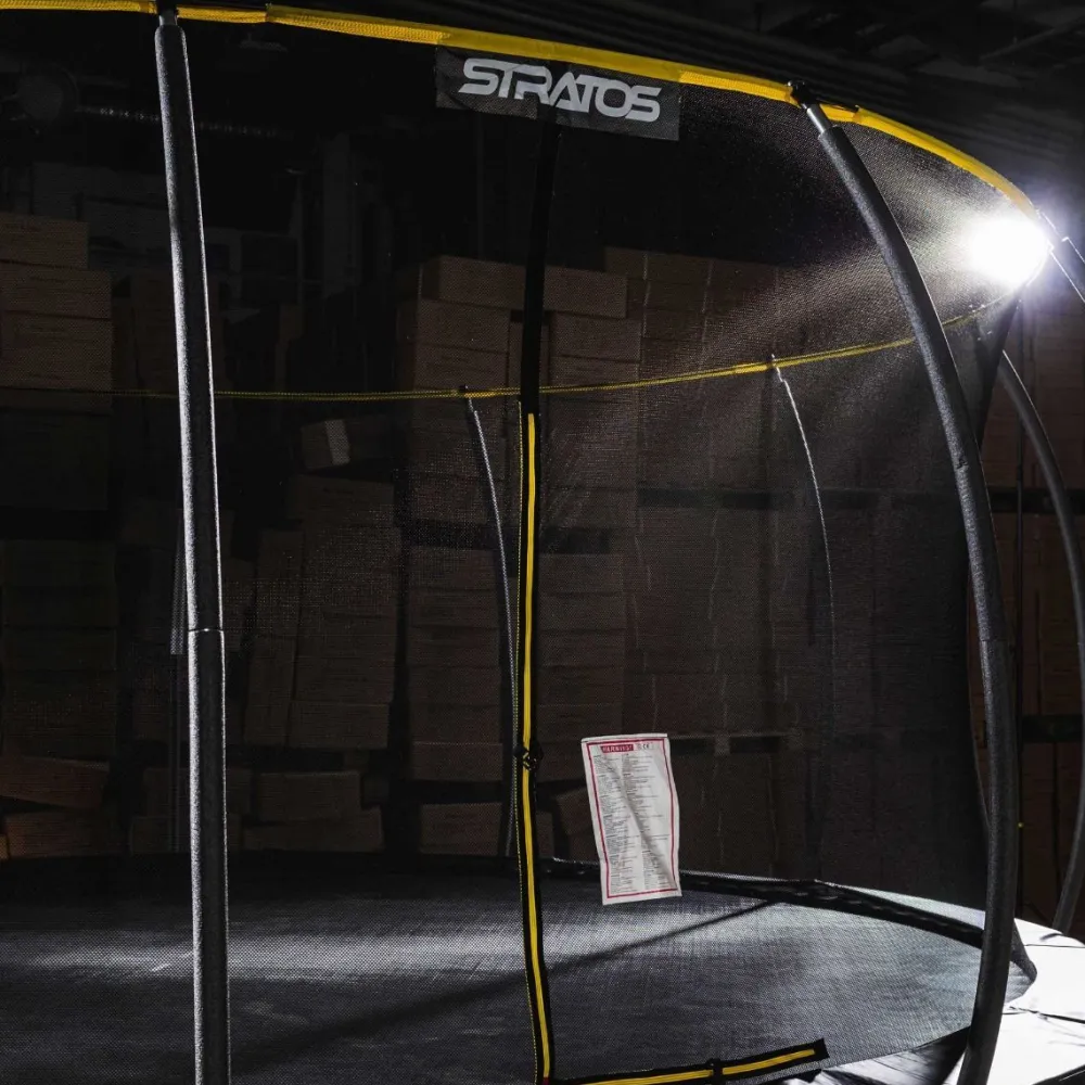 Sale Stratos Trampoliini Ø4.27m turvaverkolla