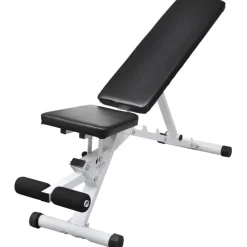 Best FinePRICE Treenipenkki levytanko- ja käsipainosarjalla, 60.5kg, 47.5x41x133cm