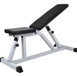 Best FinePRICE Treenipenkki levytanko- ja käsipainosarjalla, 60.5kg, 115x47x116cm