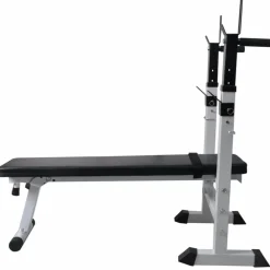 Online FinePRICE Treenipenkki levytanko- ja käsipainosarjalla, 60.5kg, 111x50x120cm