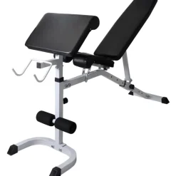Outlet FinePRICE Treenipenkki levytanko- ja käsipainosarjalla, 60.5kg, 150x105x150cm