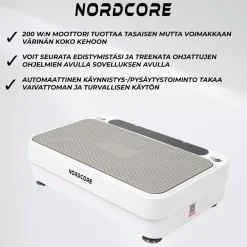 Online Nordcore Tärinälevy Premium 4000, sis. vastusköydet, punnerruslauta ja 2 vaihtomattoa