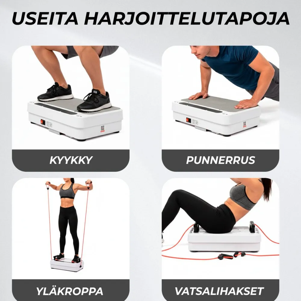 Online Nordcore Tärinälevy Premium 4000, sis. vastusköydet, punnerruslauta ja 2 vaihtomattoa