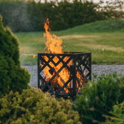Outlet GrillSymbol Tulikori Sverre, 48x48cm, musta