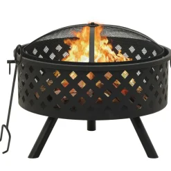 Outlet FinePRICE Tulimalja ja hiilihanko 68 cm xxl teräs