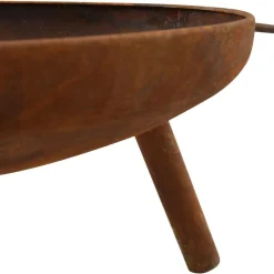 Outlet FinePRICE Tulimalja 67.5x58x22.5 cm teräs eri värejä Ruskea