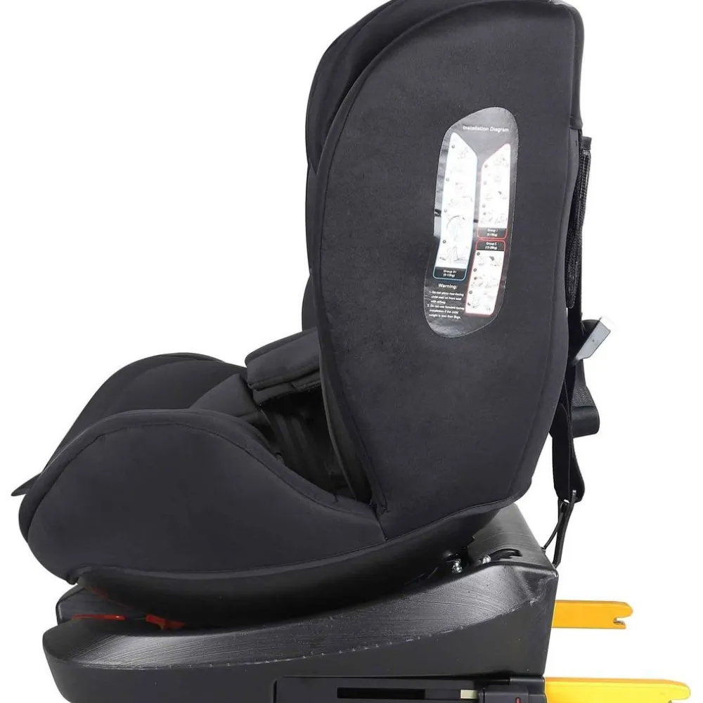 Clearance Kikid Turvaistuin & turvakaukalo Black Edition Isofix 0-36kg musta