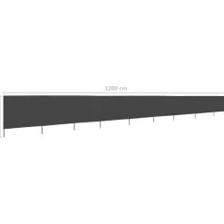 Sale FinePRICE Tuulensuojakangas 9 paneelilla 1200x80 cm hiekan valkoinen