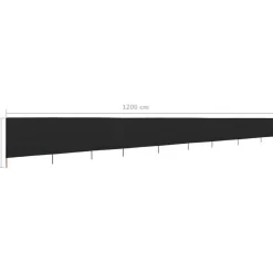 Sale FinePRICE Tuulensuojakangas 9 paneelilla 1200x80 cm hiekan valkoinen