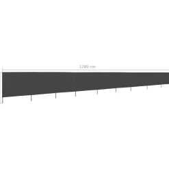 Sale FinePRICE Tuulensuojakangas 9 paneelilla 1200x80 cm hiekan valkoinen