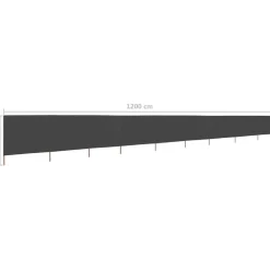 Sale FinePRICE Tuulensuojakangas 9 paneelilla 1200x80 cm hiekan valkoinen