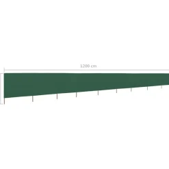 Sale FinePRICE Tuulensuojakangas 9 paneelilla 1200x80 cm hiekan valkoinen