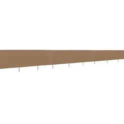 Sale FinePRICE Tuulensuojakangas 9 paneelilla 1200x80 cm hiekan valkoinen
