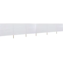 Hot FinePRICE Tuulensuojakangas 6 paneelilla 800x80 cm musta