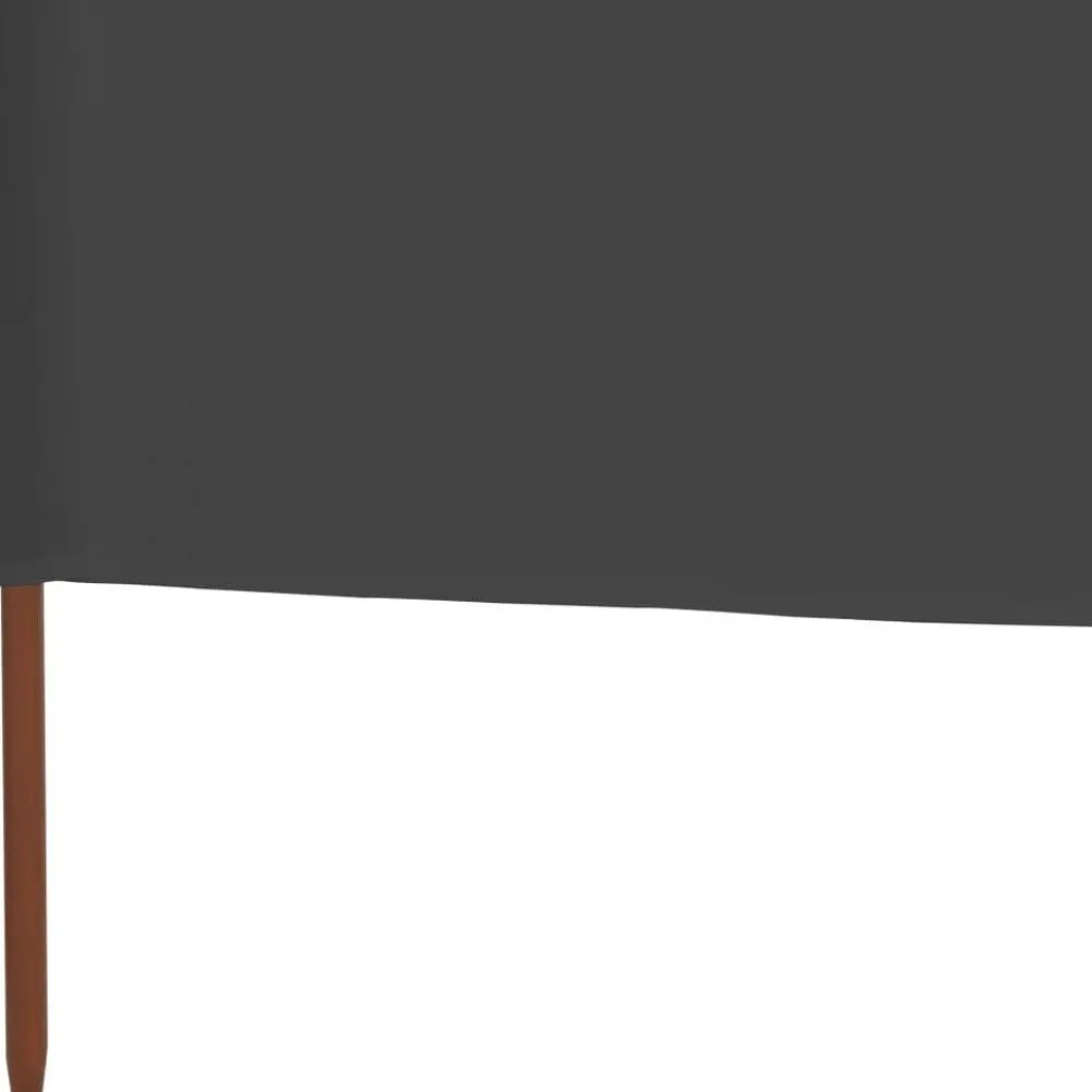 Hot FinePRICE Tuulensuojakangas 6 paneelilla 800x80 cm musta
