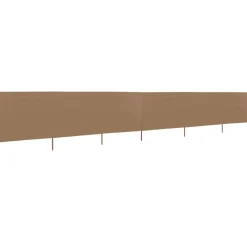 Hot FinePRICE Tuulensuojakangas 6 paneelilla 800x80 cm musta