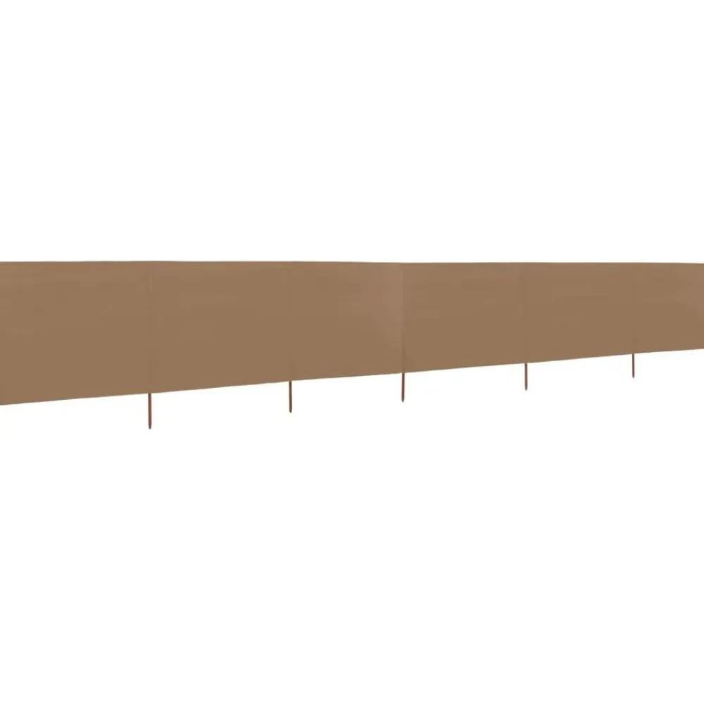 Hot FinePRICE Tuulensuojakangas 6 paneelilla 800x80 cm musta