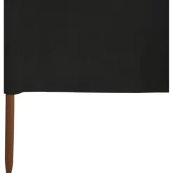 Hot FinePRICE Tuulensuojakangas 6 paneelilla 800x80 cm musta