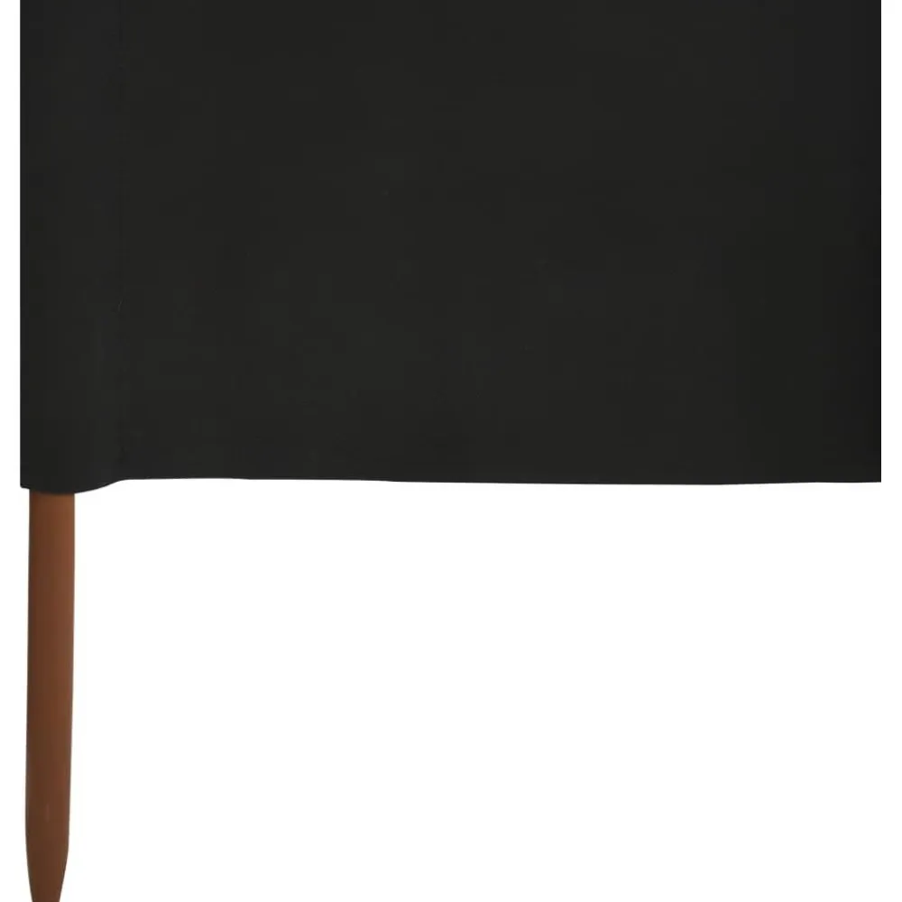 Hot FinePRICE Tuulensuojakangas 6 paneelilla 800x80 cm musta