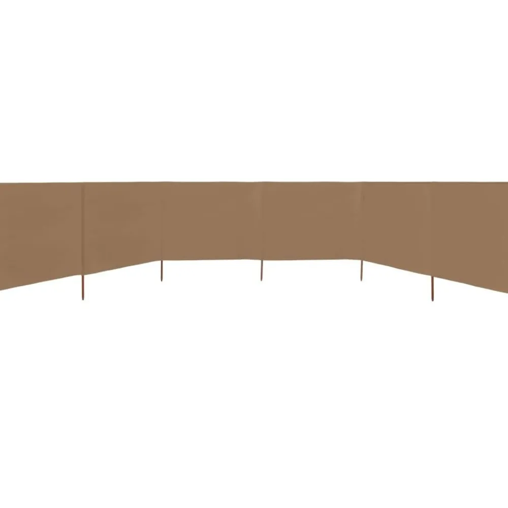 Hot FinePRICE Tuulensuojakangas 6 paneelilla 800x80 cm musta