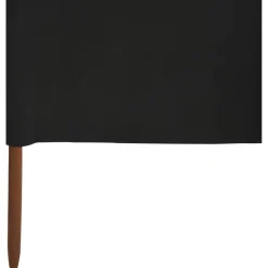 Hot FinePRICE Tuulensuojakangas 6 paneelilla 800x80 cm musta