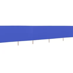 Outlet FinePRICE Tuulensuojakangas 5 paneelilla 600x80 cm taivaansininen
