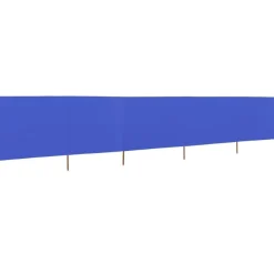 Outlet FinePRICE Tuulensuojakangas 5 paneelilla 600x80 cm taivaansininen