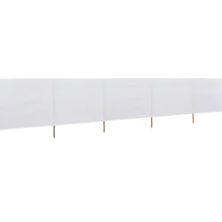 Outlet FinePRICE Tuulensuojakangas 5 paneelilla 600x80 cm taivaansininen