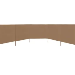 Outlet FinePRICE Tuulensuojakangas 5 paneelilla 600x80 cm taivaansininen