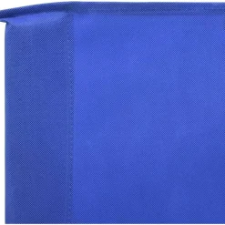 Discount FinePRICE Tuulensuojakangas 3 paneelilla 400x80 cm taivaansininen