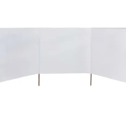 Discount FinePRICE Tuulensuojakangas 3 paneelilla 400x80 cm taivaansininen