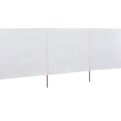 Discount FinePRICE Tuulensuojakangas 3 paneelilla 400x80 cm taivaansininen