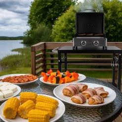 Easy Cooking Työskentelytaso grillille , musta