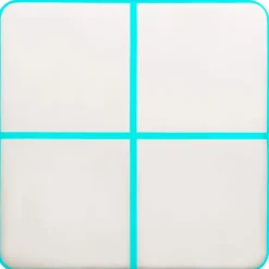 Hot FinePRICE Täytettävä voimistelumatto pumpulla 200x200x20 cm PVC vihreä
