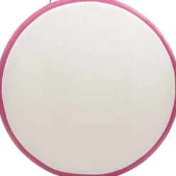 Hot FinePRICE Täytettävä voimistelumatto pumpulla 100x100x10 cm PVC pinkki