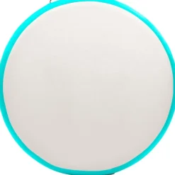 New FinePRICE Täytettävä voimistelumatto pumpulla 100x100x15 cm PVC vihreä