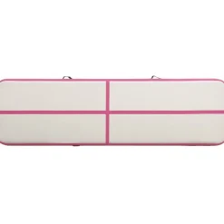 Outlet FinePRICE Täytettävä voimistelumatto pumpulla 800x100x20 cm PVC pinkki