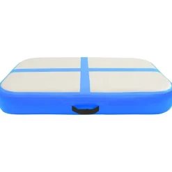 Clearance FinePRICE Täytettävä voimistelumatto pumpulla 60x100x10 cm PVC sininen