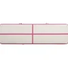New FinePRICE Täytettävä voimistelumatto pumpulla 700x100x20 cm PVC pinkki