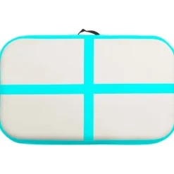 Discount FinePRICE Täytettävä voimistelumatto pumpulla 60x100x10 cm PVC vihreä
