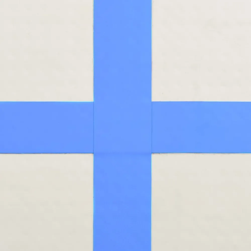 Online FinePRICE Täytettävä voimistelumatto pumpulla 800x100x20cm PVC sininen