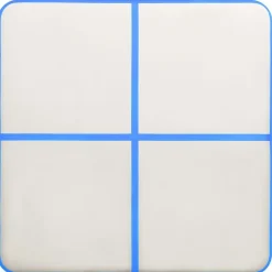 Online FinePRICE Täytettävä voimistelumatto pumpulla 200x200x10cm PVC sininen