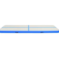 Clearance FinePRICE Täytettävä voimistelumatto pumpulla 600x100x15cm PVC sininen