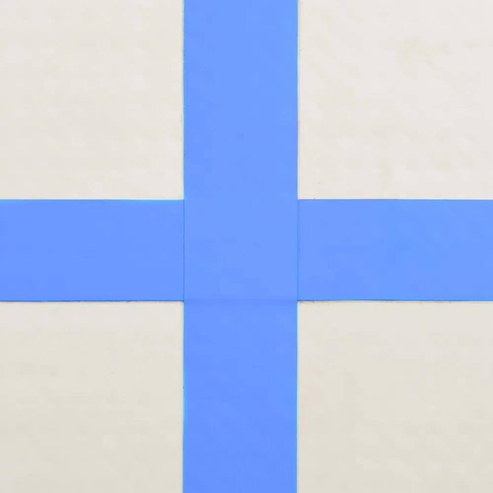 Sale FinePRICE Täytettävä voimistelumatto pumpulla 800x100x15cm PVC sininen