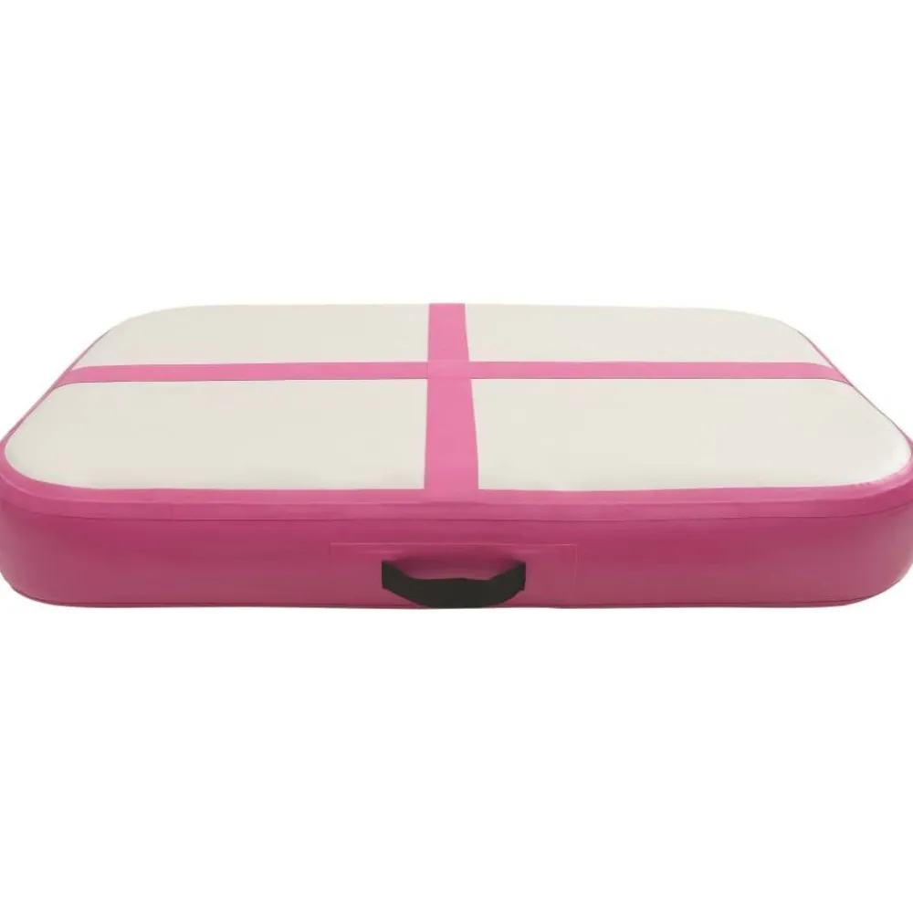 Sale FinePRICE Täytettävä voimistelumatto pumpulla 60x100x10 cm PVC pinkki