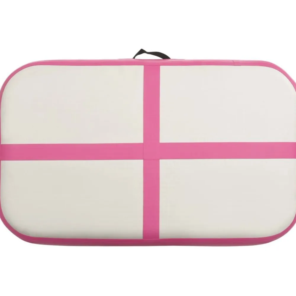 Clearance FinePRICE Täytettävä voimistelumatto pumpulla 60x100x20 cm PVC pinkki