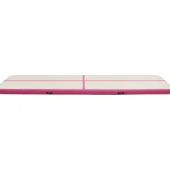 Online FinePRICE Täytettävä voimistelumatto pumpulla 600x100x20 cm PVC pinkki